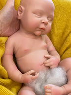 Image of Reborn Baby Dolls 33Cm&45Cm Silicone Girl Peaches Bebê Reborn