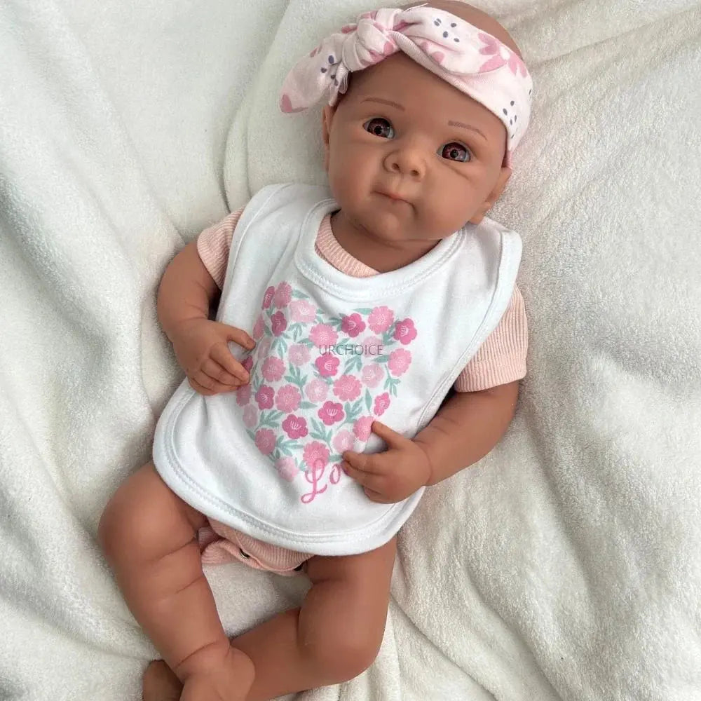 Image of Reborn Baby Dolls 19Inch Realistic Silicone Reborn Baby Girl Flexible