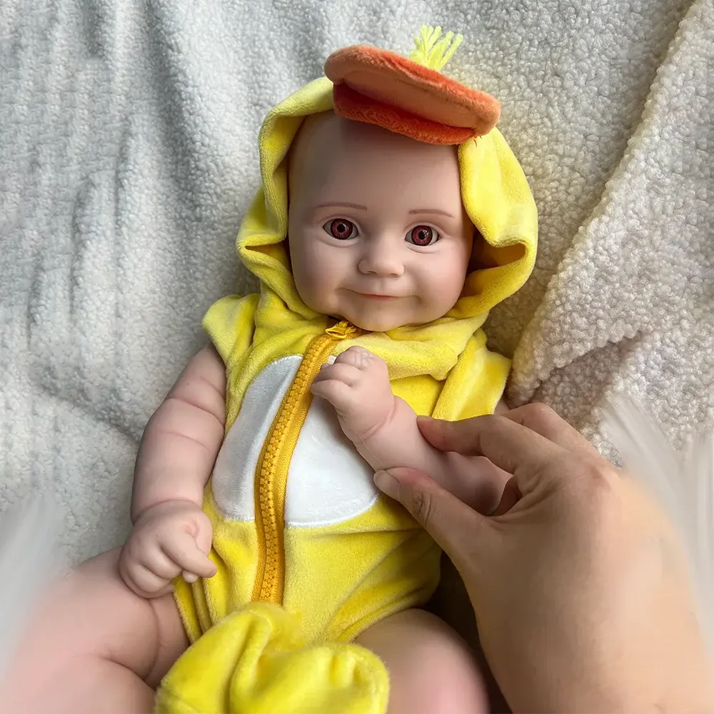 Image of Reborn Baby Dolls Soft Stretchy Blank Silicone Doll 50Cm 20" Reborn