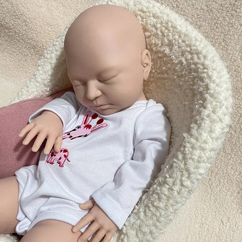 Image of Reborn Baby Dolls 22" Weighted Black Reborn Doll Soft Full Silicone