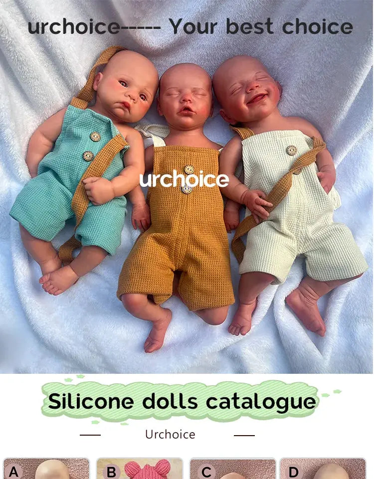 Image of Reborn Baby Dolls Black Newborn Baby Lifelike 1:1 Size And Weight