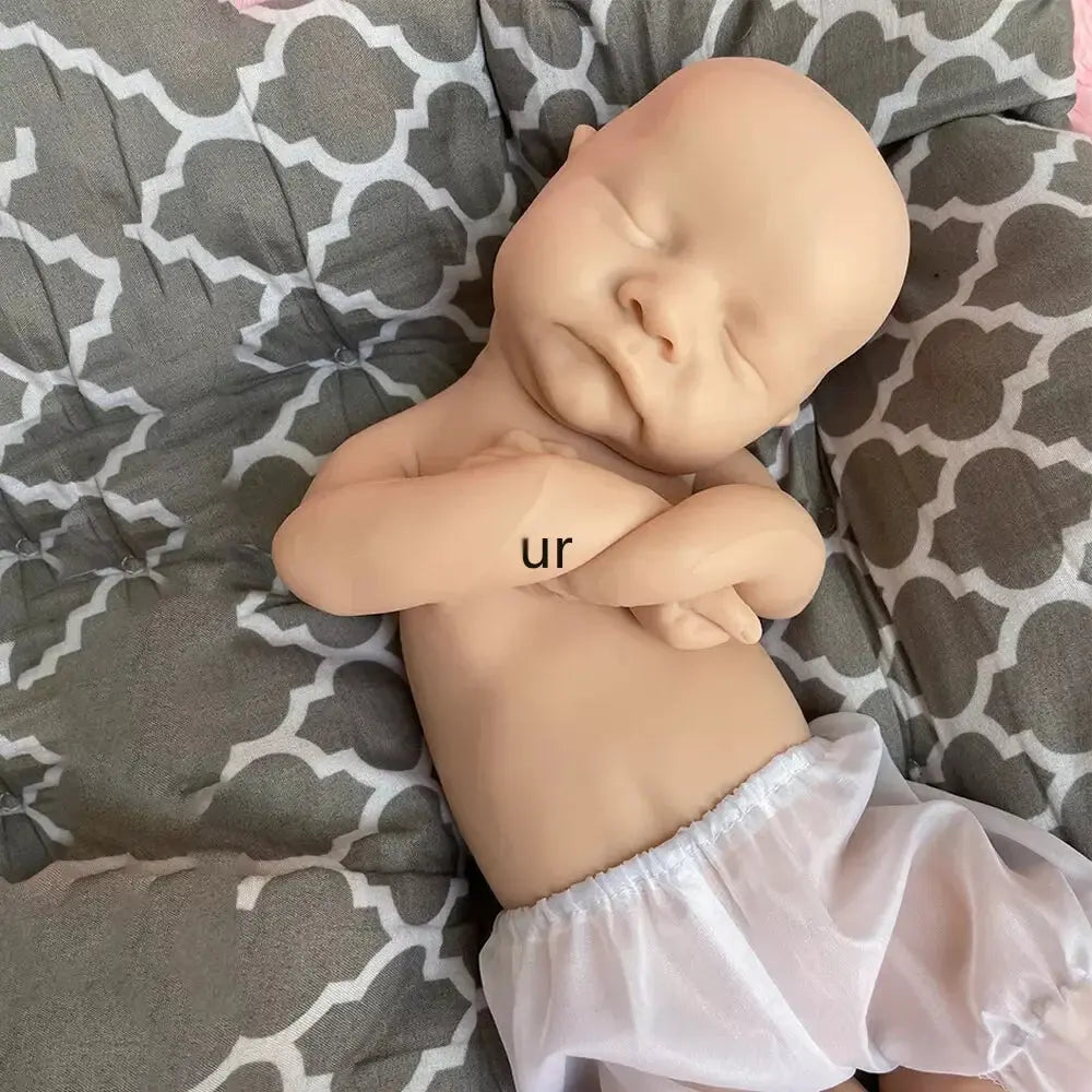 Image of Reborn Baby Dolls 17 Inch Strechable Super Soft Marshmallow Platinum