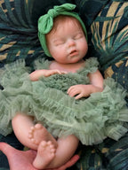 Image of Reborn Baby Dolls 20Inch Open Mouth Silicone Girl Reborn Full Solid