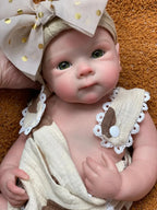 Image of Reborn Baby Dolls 18Inch Can Open Mouth Solid Silicone Bebe Reborn