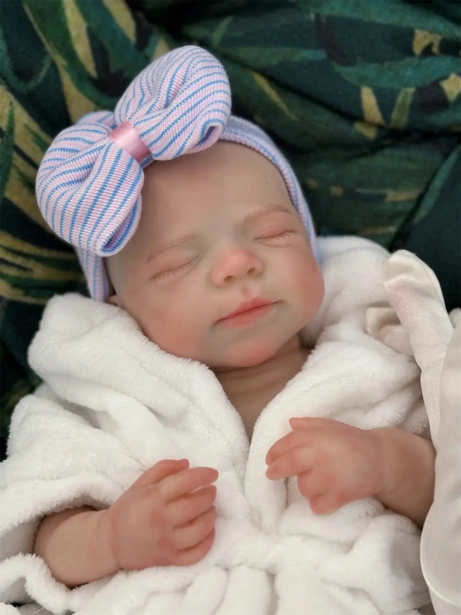 Image of Reborn Baby Dolls 18Inch Dark Skin Can Open Mouth Pascale Solid Bebe