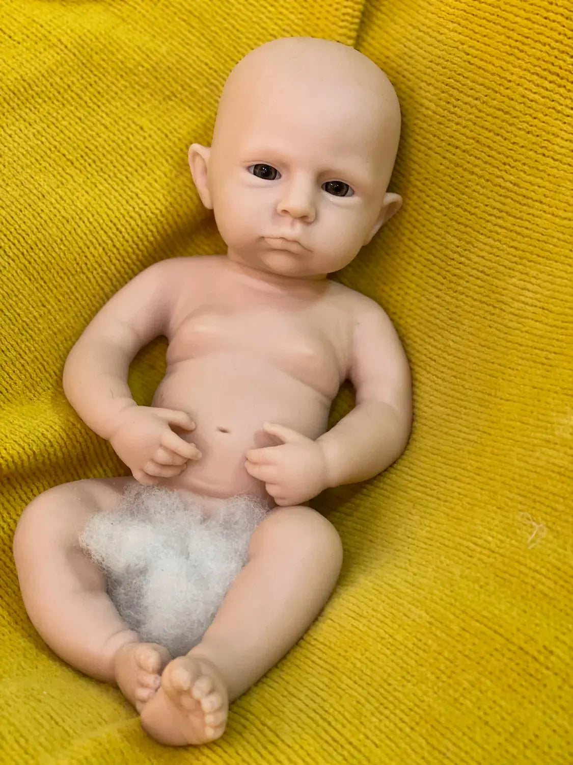 Image of Reborn Baby Dolls 33Cm Painted Cameron Solid Silicone Bebe Reborn
