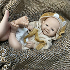 Image of Reborn Baby Dolls 18Inch/2 Styles Unpained Vivienne Full Body Solid