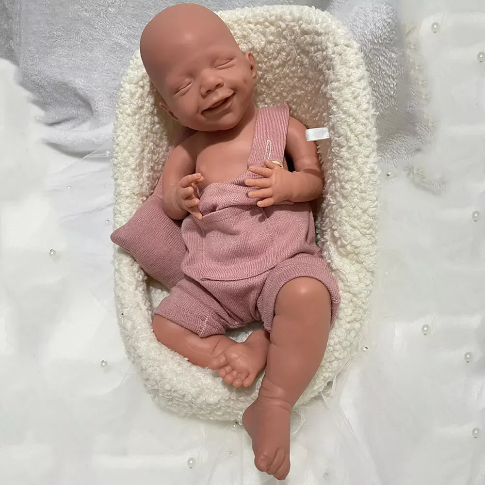 Image of Reborn Baby Dolls 100% Whole Body Silicone Reborn Baby Girl April