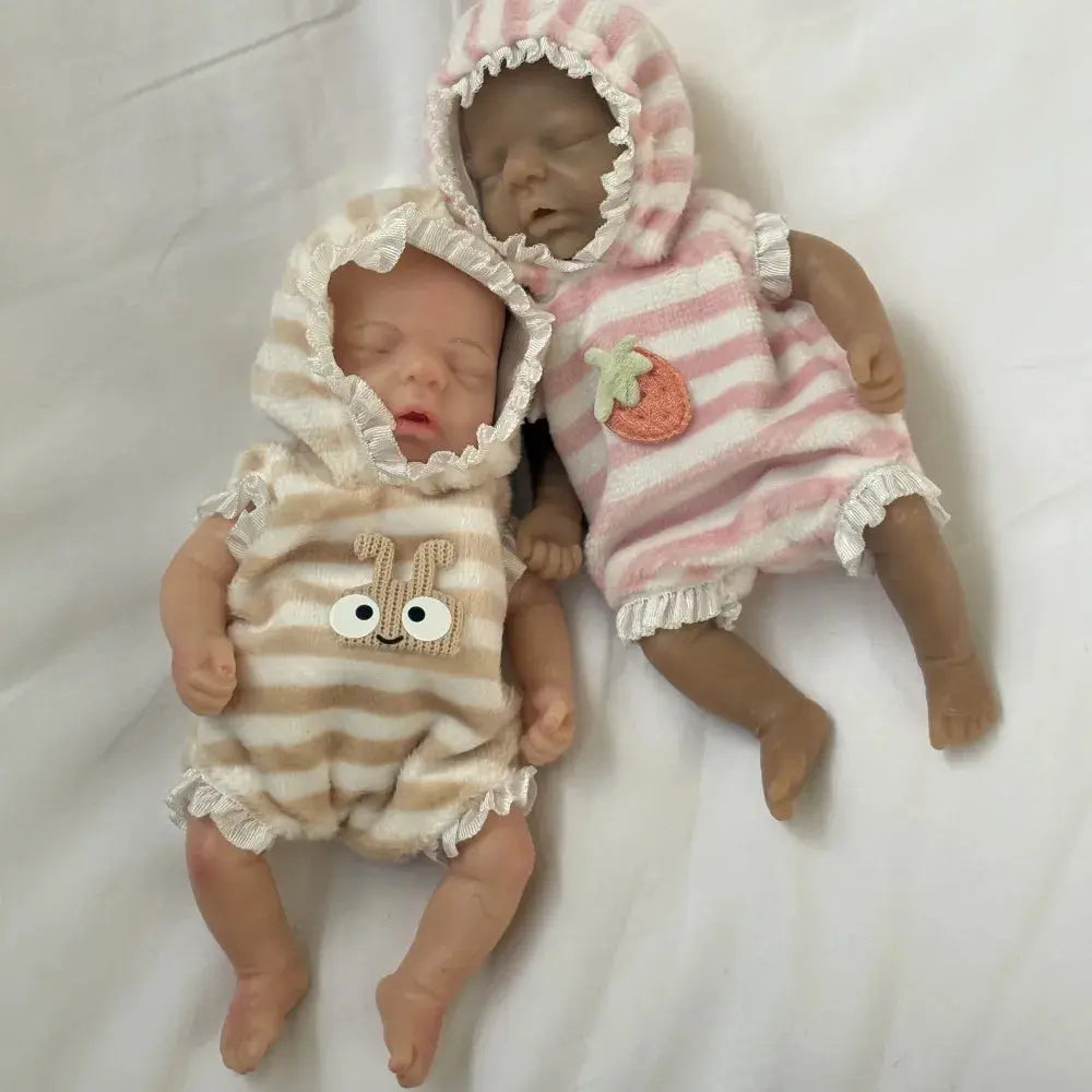 Image of Reborn Baby Dolls Anjo Doll 15Cm Mini Full Body Soft Adorable