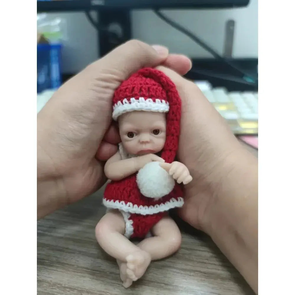Image of Reborn Baby Dolls 4.5 Inch Miniature Babies Full Silicone Reborn Baby