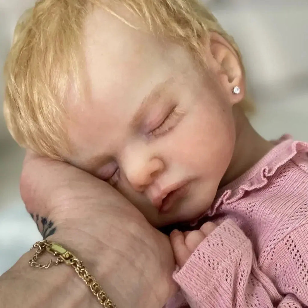 Image of Reborn Baby Dolls 45Cm Can Open Mouth Sam Full Body Silicone Bebe