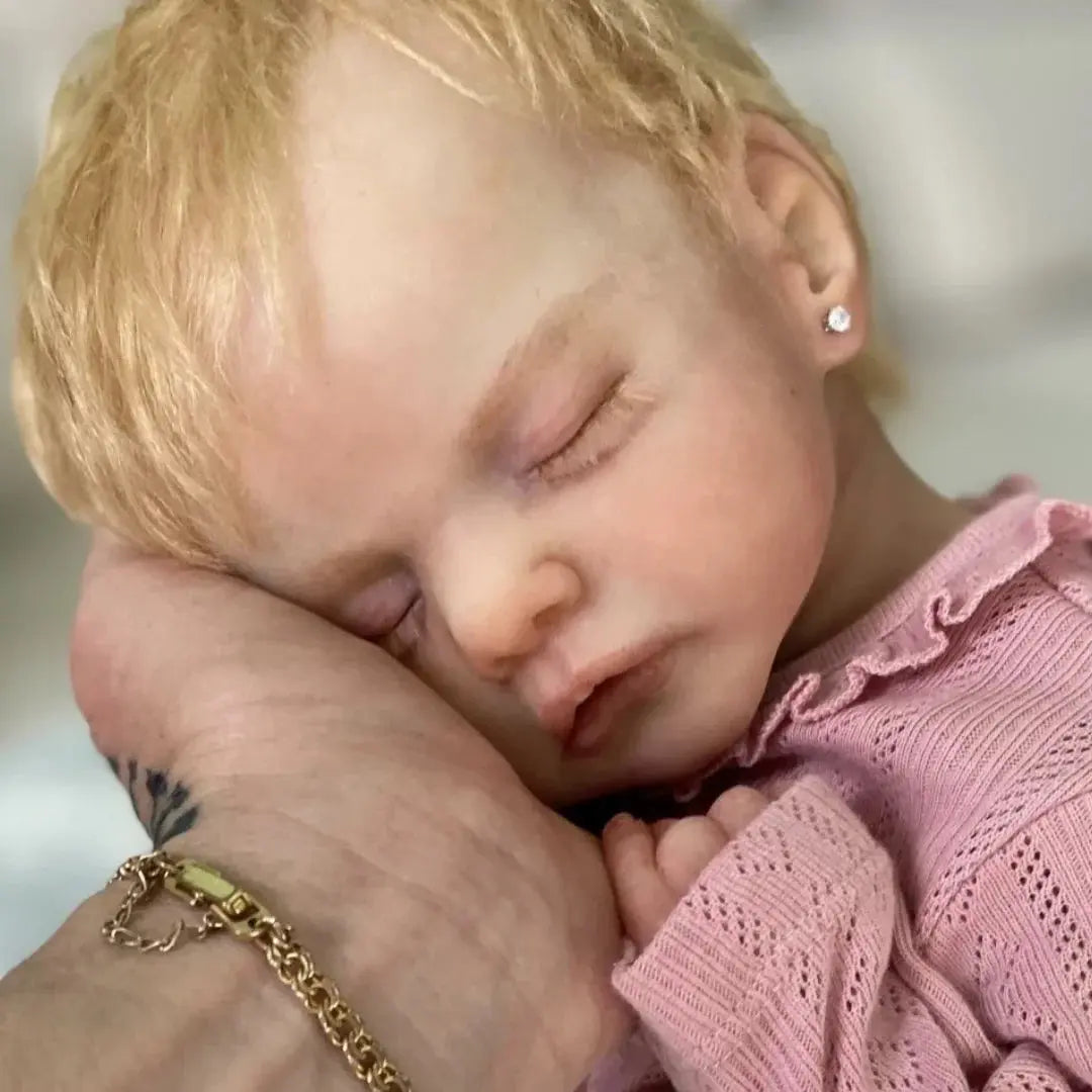 Image of Reborn Baby Dolls 45Cm Can Open Mouth Sam Full Body Silicone Bebe