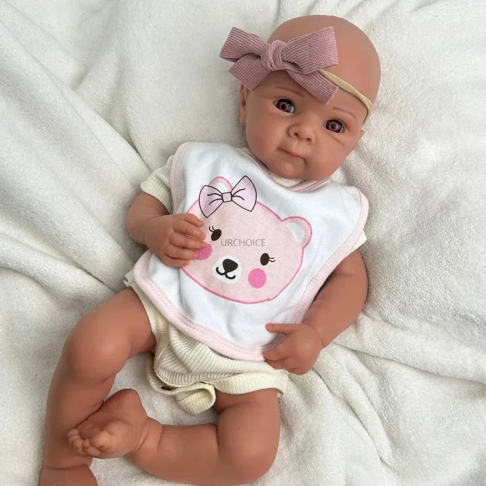 Image of Reborn Baby Dolls 19Inch Realistic Silicone Reborn Baby Girl Bettie