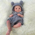 Image of Reborn Baby Dolls Platinum Silicone Soft Lifelike Preemy 43Cm Full