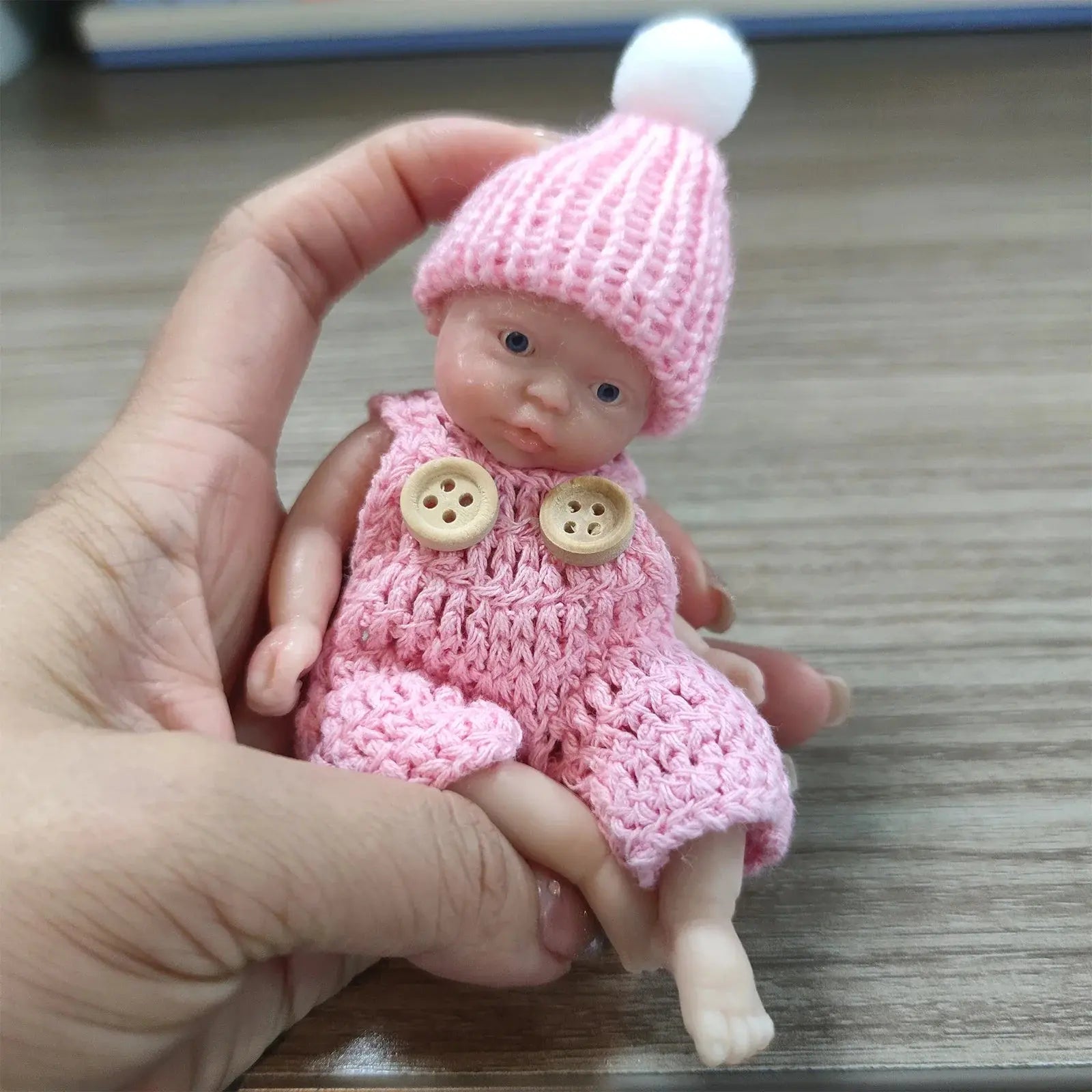 Image of Reborn Baby Dolls Mini Reborn Baby Dolls Sleeping Silicone Full Body