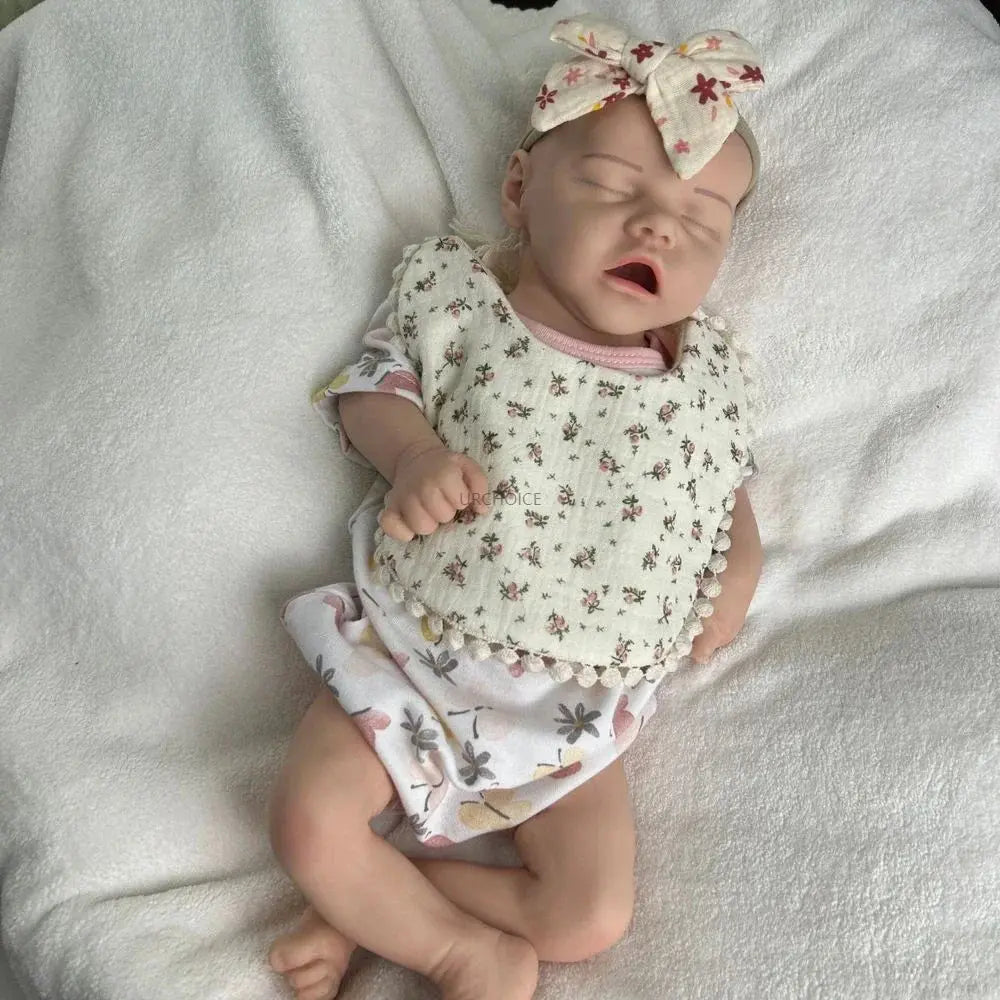 Image of Reborn Baby Dolls Realistic 45Cm Silicone Reborn Baby Girl Lifelike