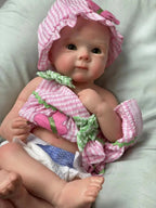 Image of Reborn Baby Dolls 18Inch Can Open Mouth Solid Silicone Bebe Reborn