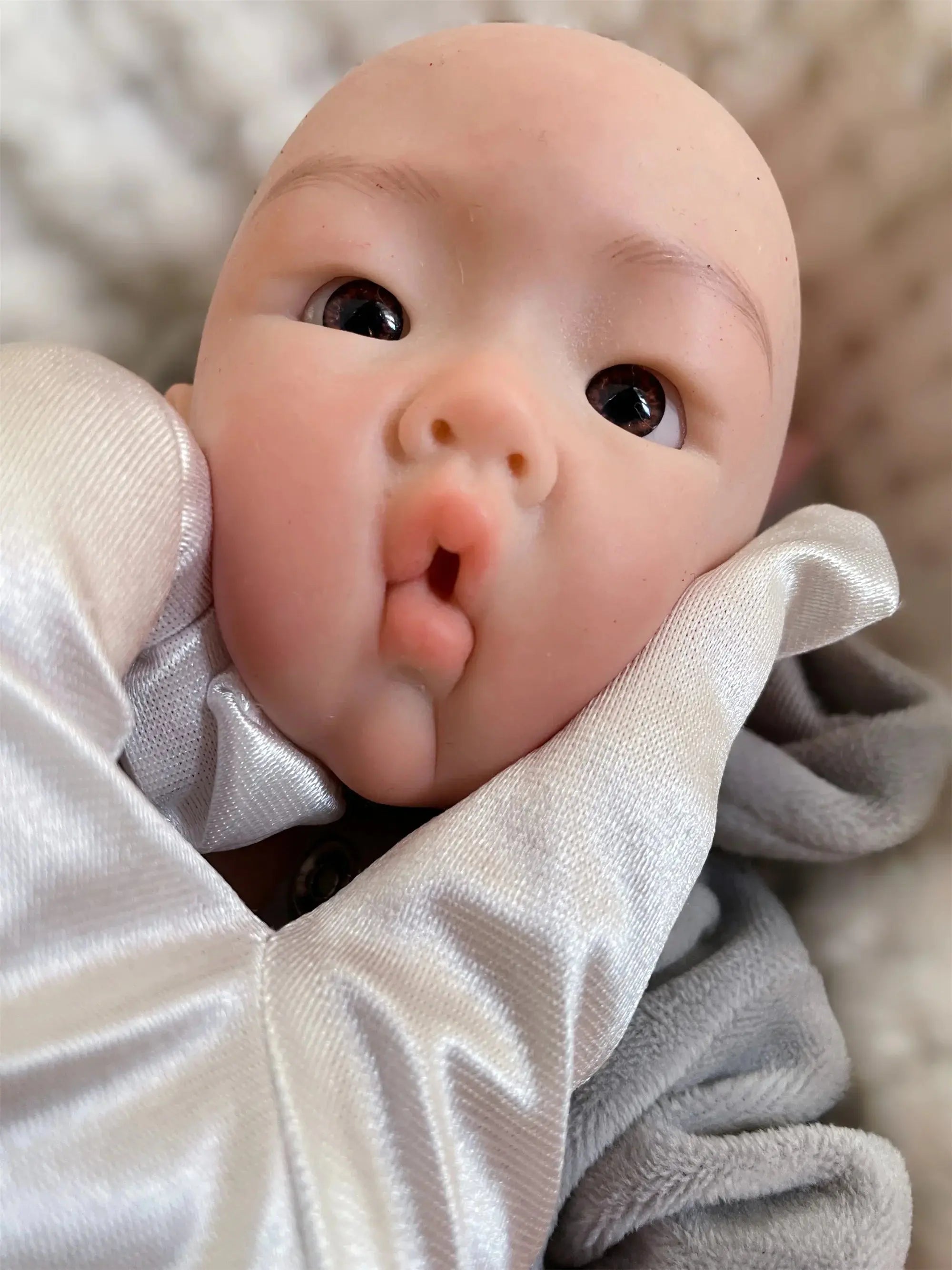 Image of Reborn Baby Dolls 25Cm Silicone Boy Reborn Dolls Full Body Soft Solid
