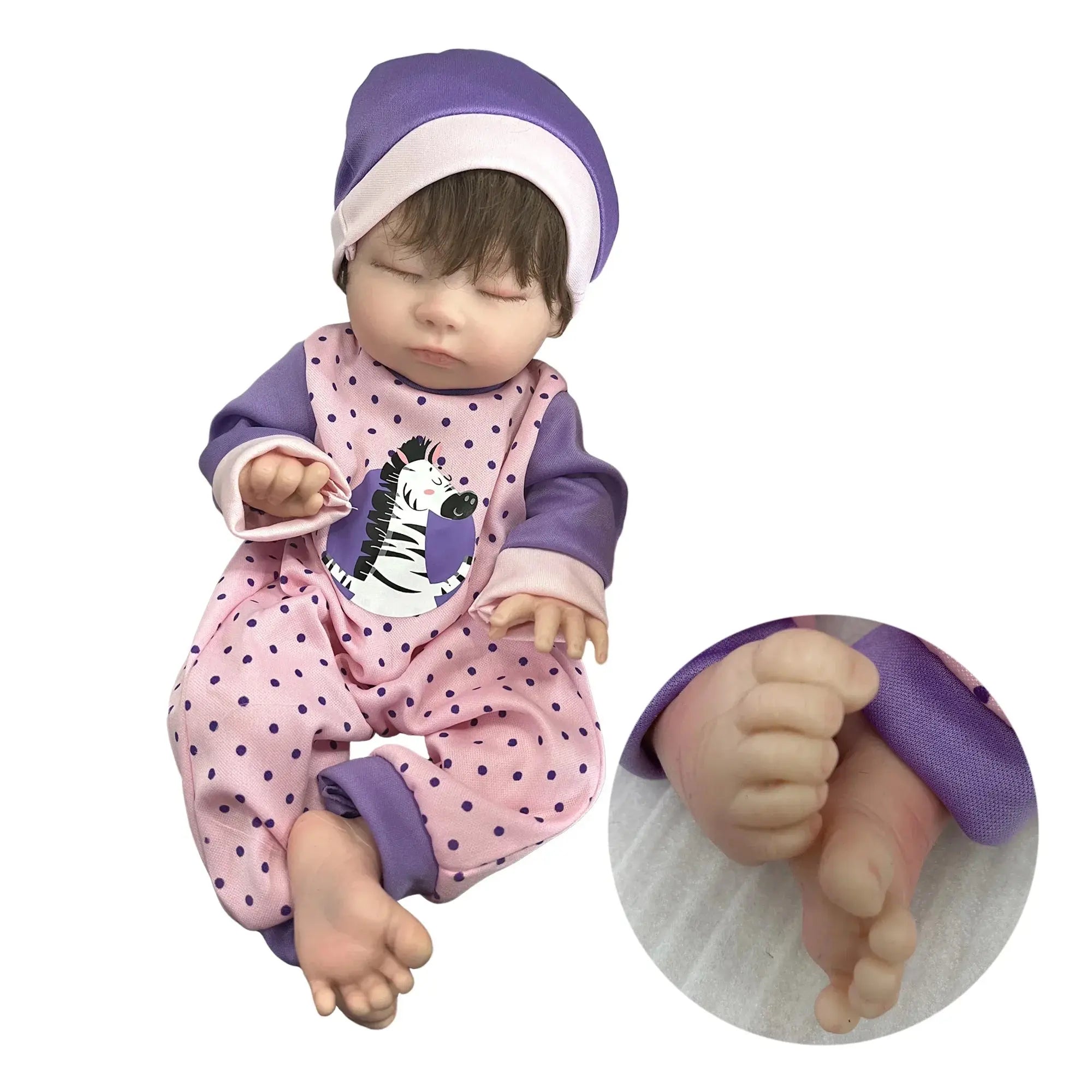 Image of Reborn Baby Dolls 35Cm Reborn Silicona Completo Finished Full