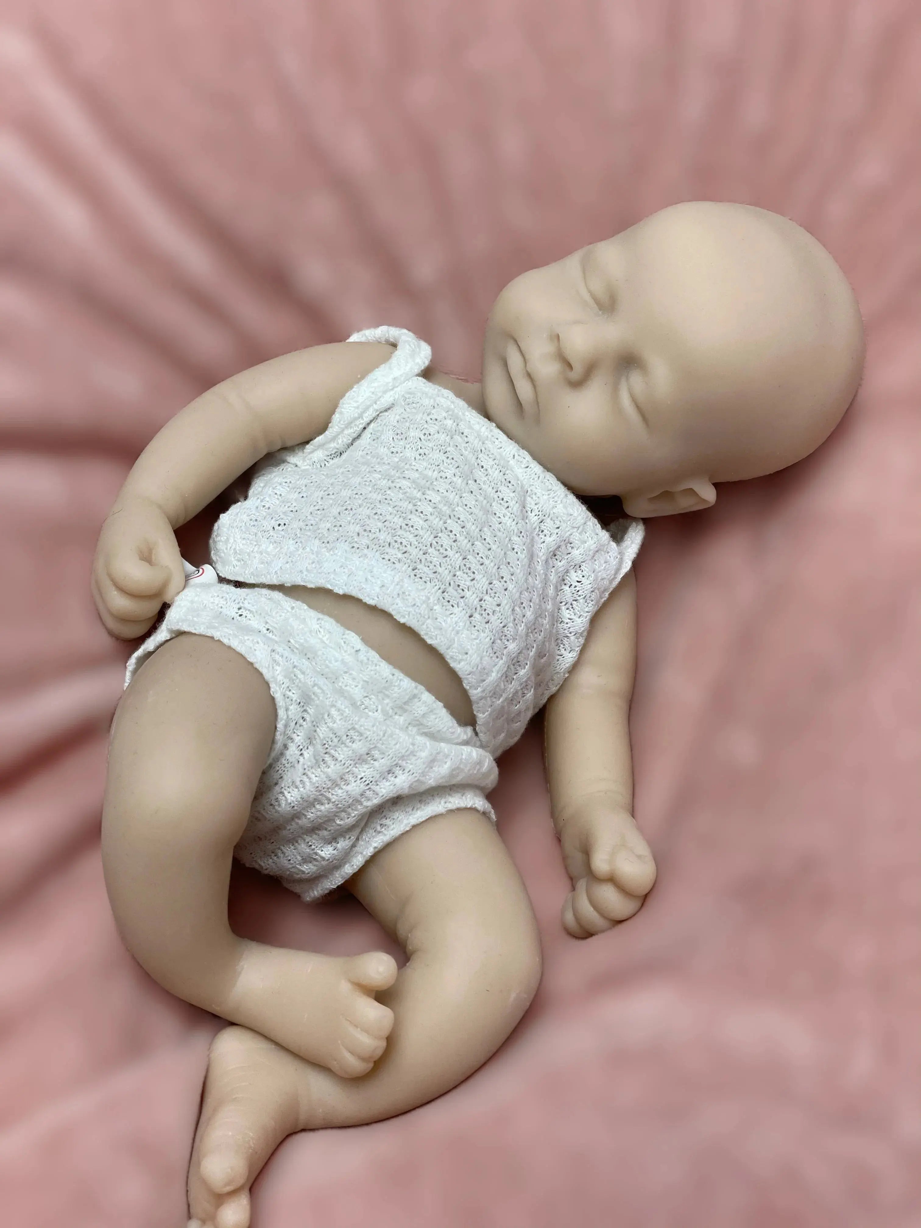 Image of Reborn Baby Dolls 33Cm Open Mount Reborn Dolls Unpainted Loulou Full
