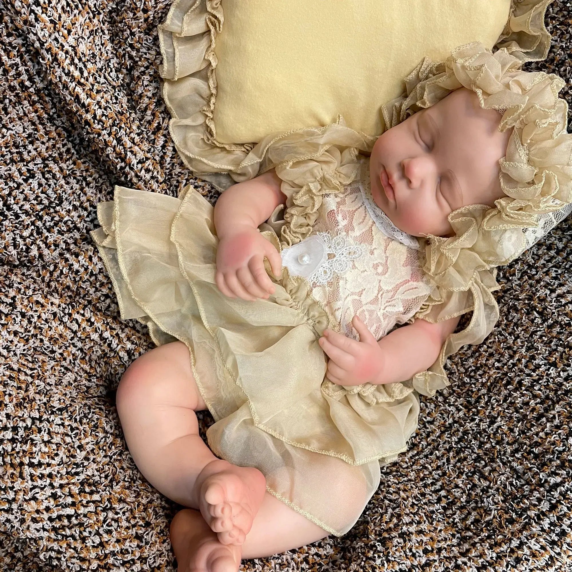 Image of Reborn Baby Dolls 45Cm Boy/Girl Loulou All Silicone Reborn Doll