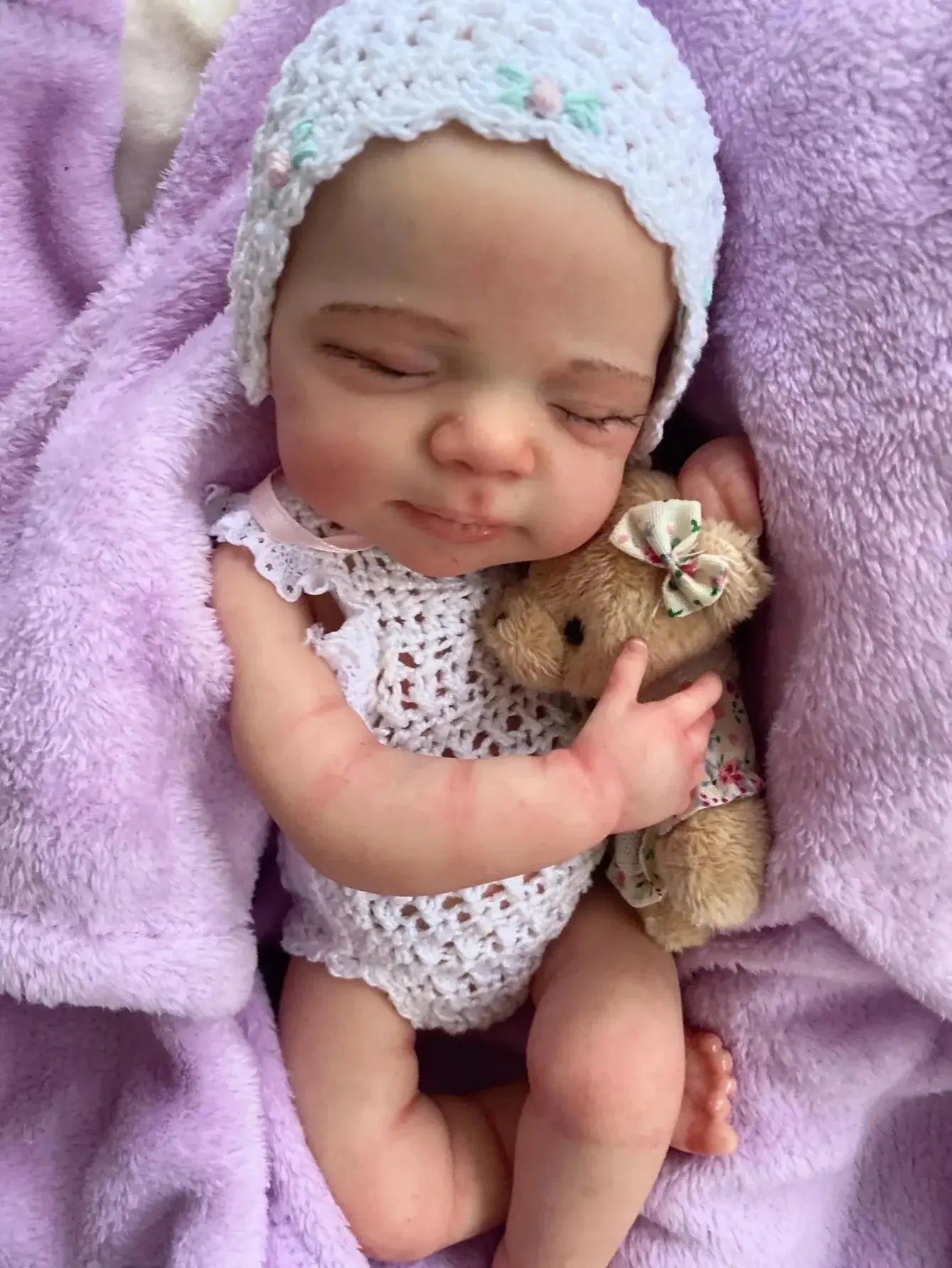 Image of Reborn Baby Dolls 6 Inch Soft Silicone Reborn Doll Girl Pascale