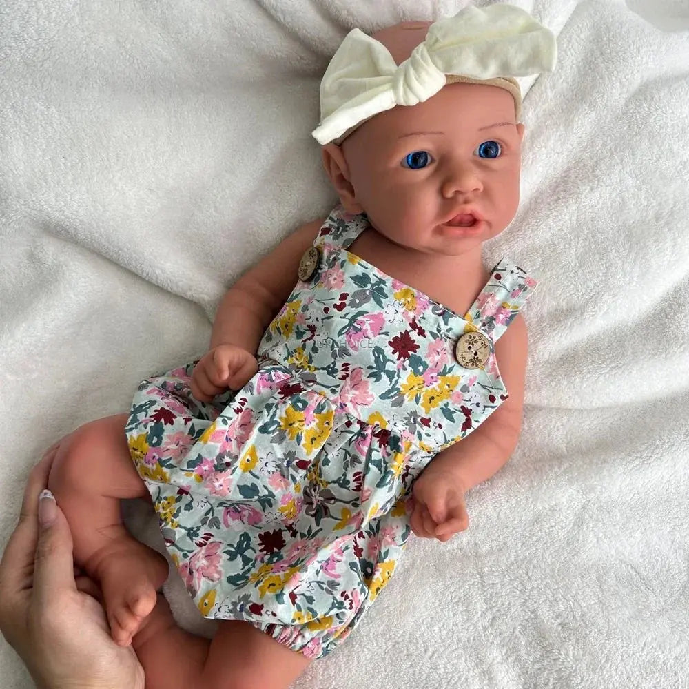 Image of Reborn Baby Dolls Handmade 45Cm Lifelike Full Body Soft Silicone