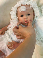 Image of Reborn Baby Dolls 45Cm Full Body Solid Silicone Bebe Reborn Girl 3D
