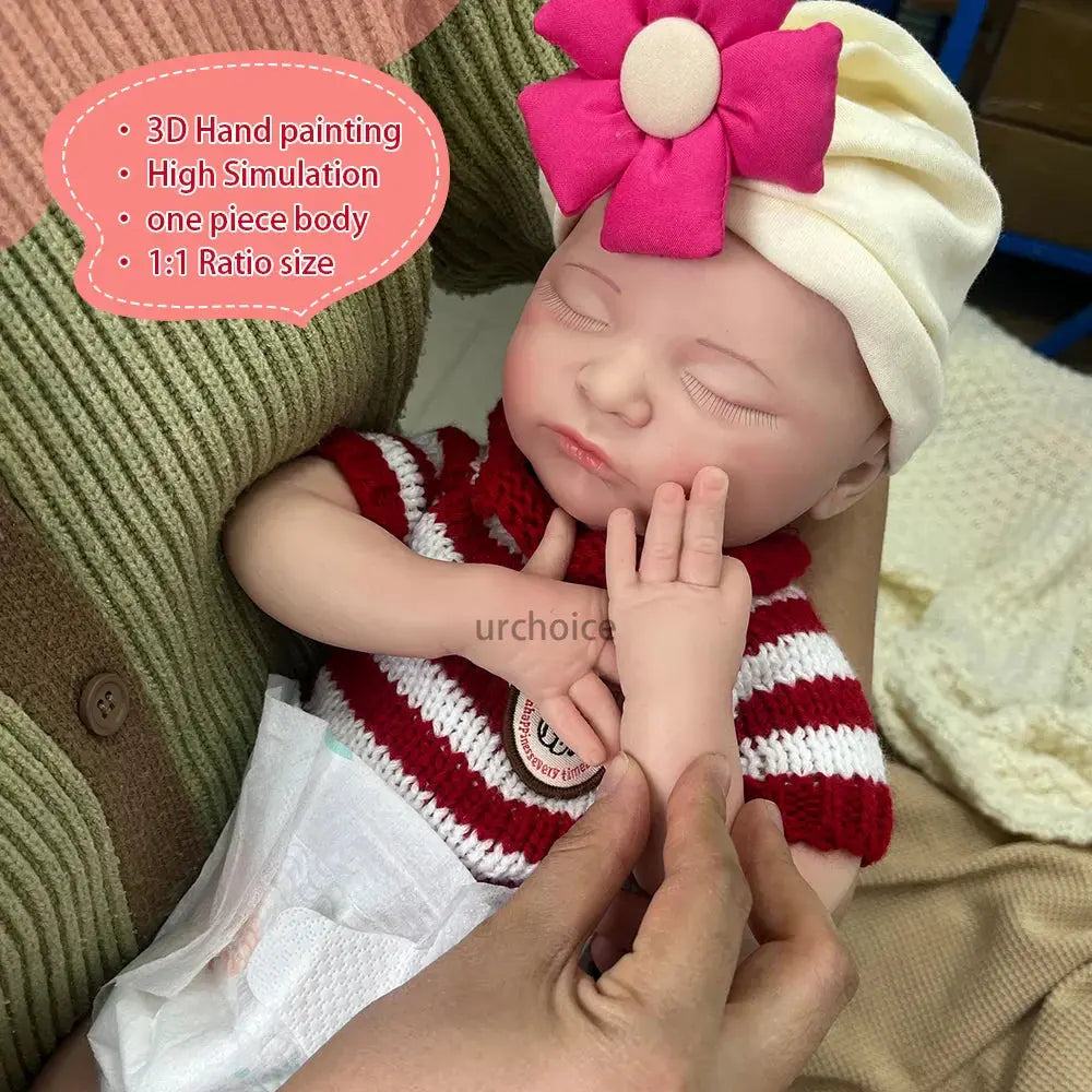 Image of Reborn Baby Dolls 20 Inch 50Cm 3.4Kg Real Baby Size Weighted Full