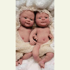 Image of Reborn Baby Dolls 40Cm Can Open Mouth Coco Full Body Solid Siicone