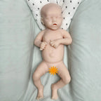 Image of Reborn Baby Dolls 17Inch Twins A Full Solid Silicone Bebe Reborn 3D