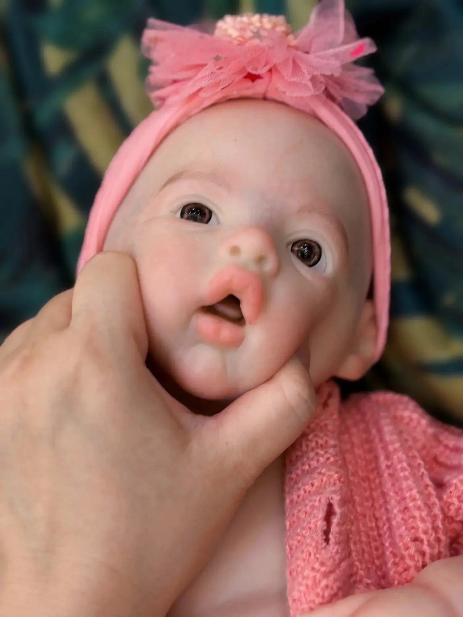 Image of Reborn Baby Dolls 18Inch Open Mouth Meadow Bebe Girl Reborn Baby Doll