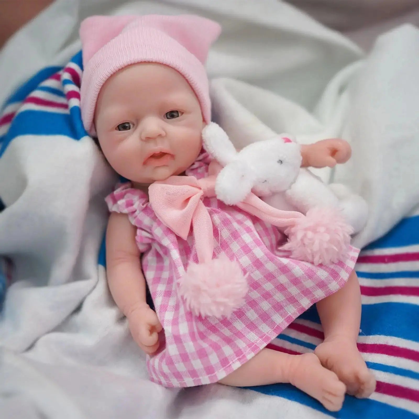 Image of Reborn Baby Dolls Reborn Baby Doll 7 Inch Silicone Doll Girl Zora