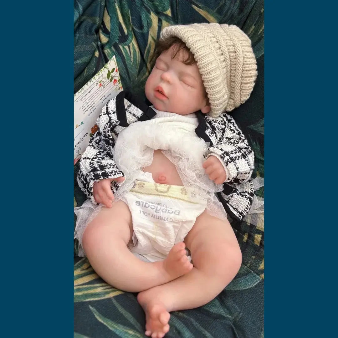 Image of Reborn Baby Dolls 22Inch Big Size Can Open Mouth Bébé Reborn De