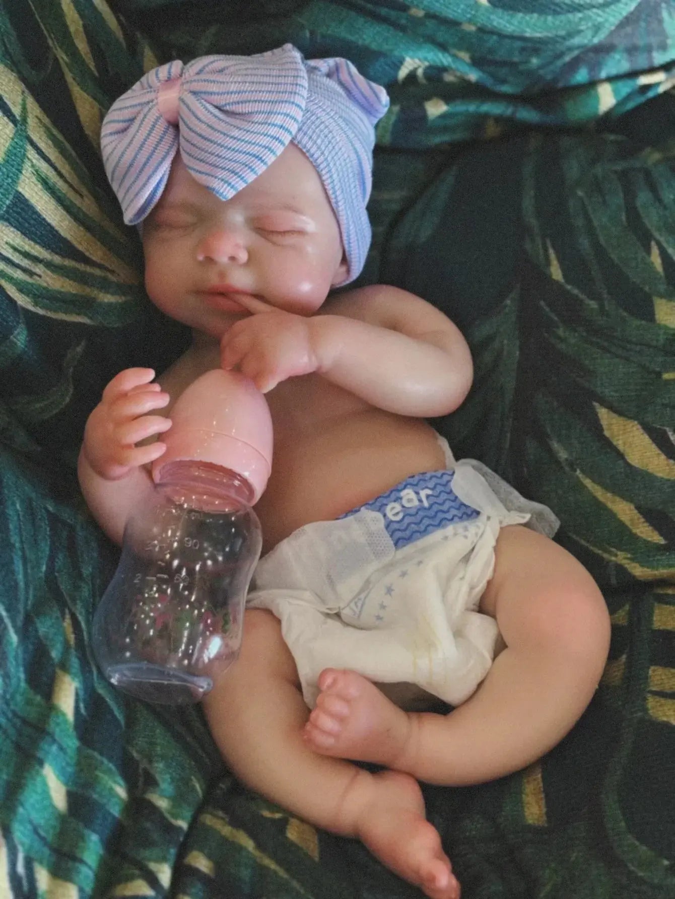 Image of Reborn Baby Dolls Pascale - 18 Inch Soft Touch Silicone Reborn Girl