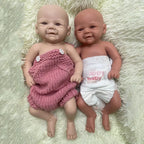 Image of Reborn Baby Dolls 17Inch Full Body Soft Realistic Platinum Silicone