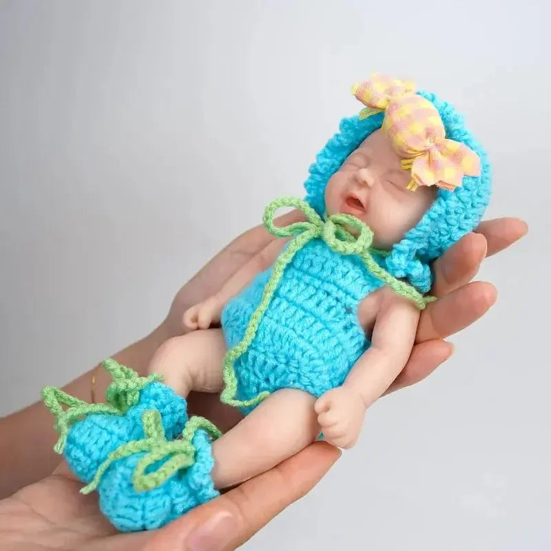 Image of Reborn Baby Dolls 7 Inch Mini Baby Reborn Dolls Handmade Boy