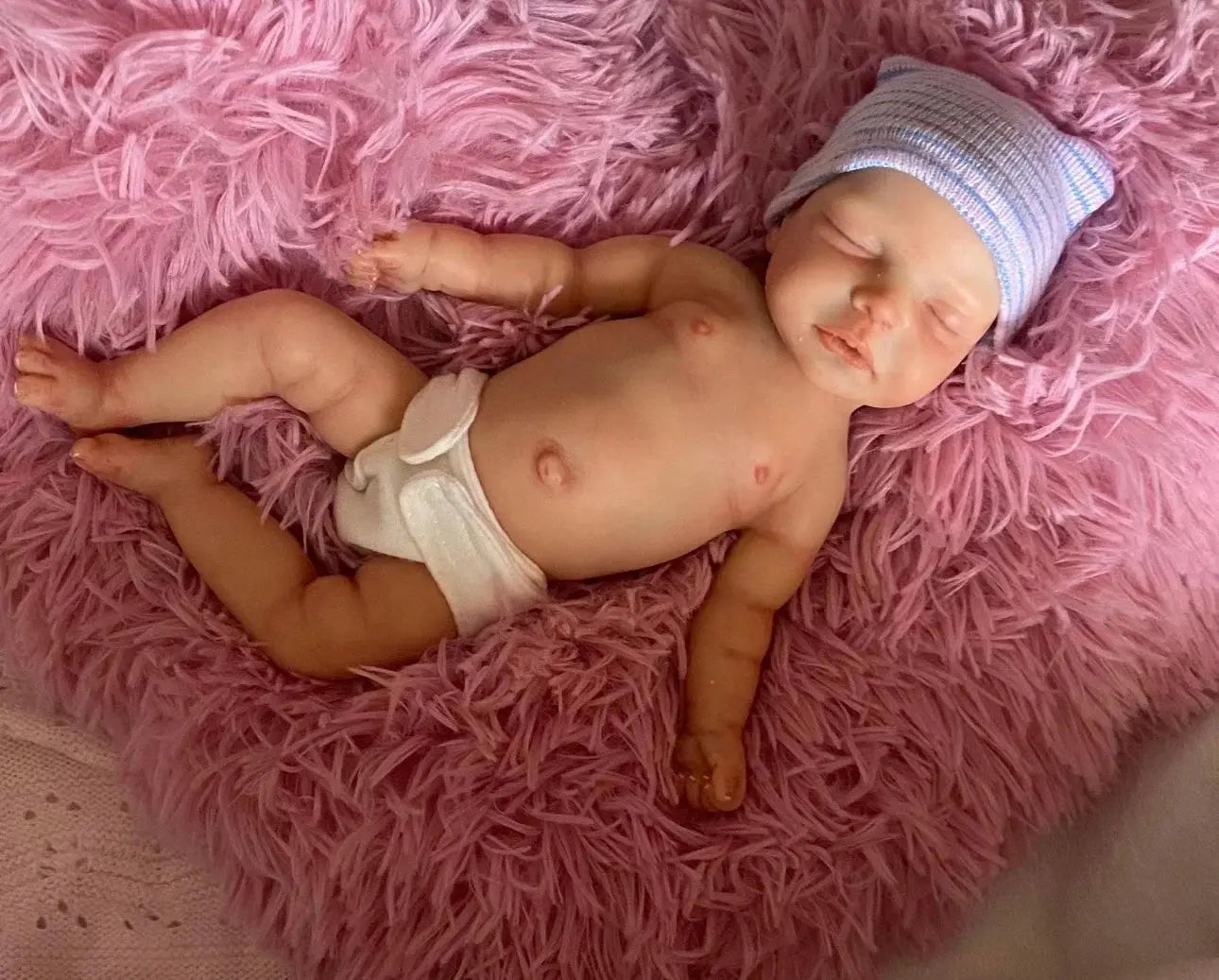 Image of Reborn Baby Dolls 10Inch Can Washable Close Eyes Bebe Reborn Girl