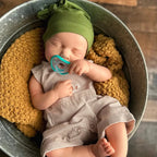 Image of Reborn Baby Dolls 45Cm Can Open Mouth Silicone Bébé Reborn Loulou