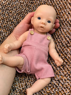 Image of Reborn Baby Dolls 25Cm Unpainted Silicone Girls Whole Body Soft Solid