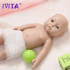 Image of Reborn Baby Dolls Ivita Wg1503 16Inch 2000G 100% Full Silicone Reborn