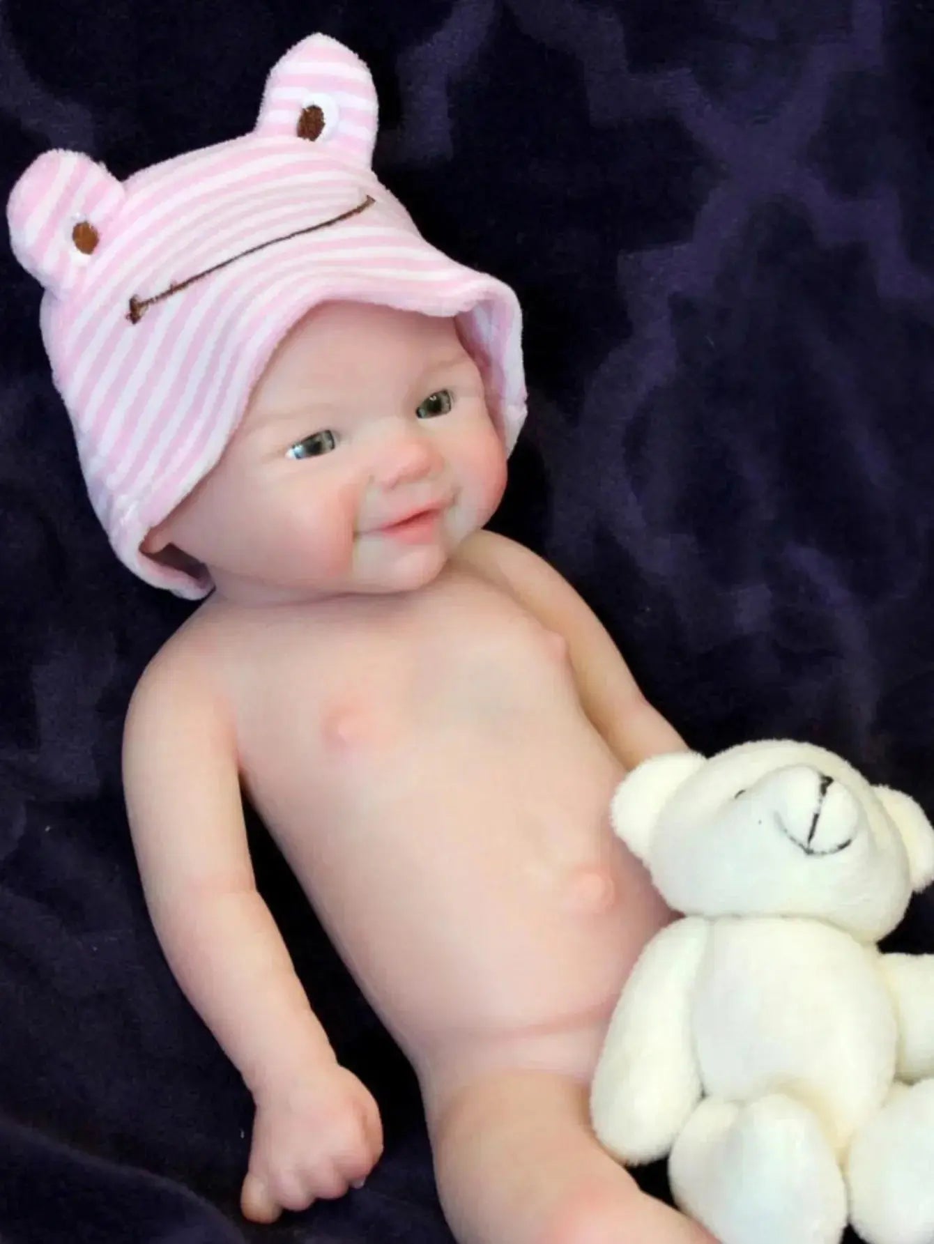 Image of Reborn Baby Dolls 13 Inch Vivienne Silicone Bebe Newborn Baby Doll