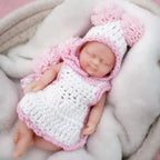 Image of Reborn Baby Dolls 4.5Inch Micro Preemie Full Body Soft Silicone Cute