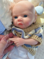 Image of Reborn Baby Dolls 25Cm Silicone Boy Reborn Dolls Painted Full Body