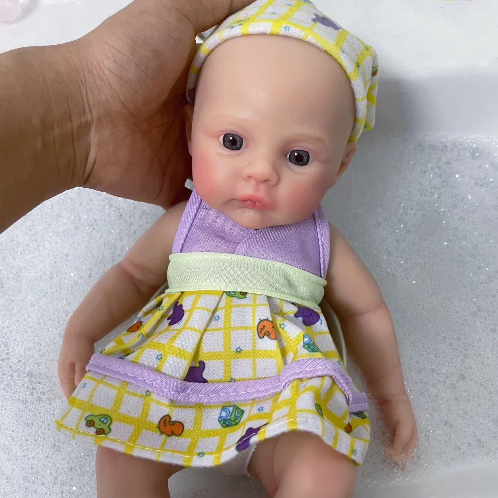 Image of Reborn Baby Dolls Mini 30Cm Full Silicone Reborn Baby Meadow Doll