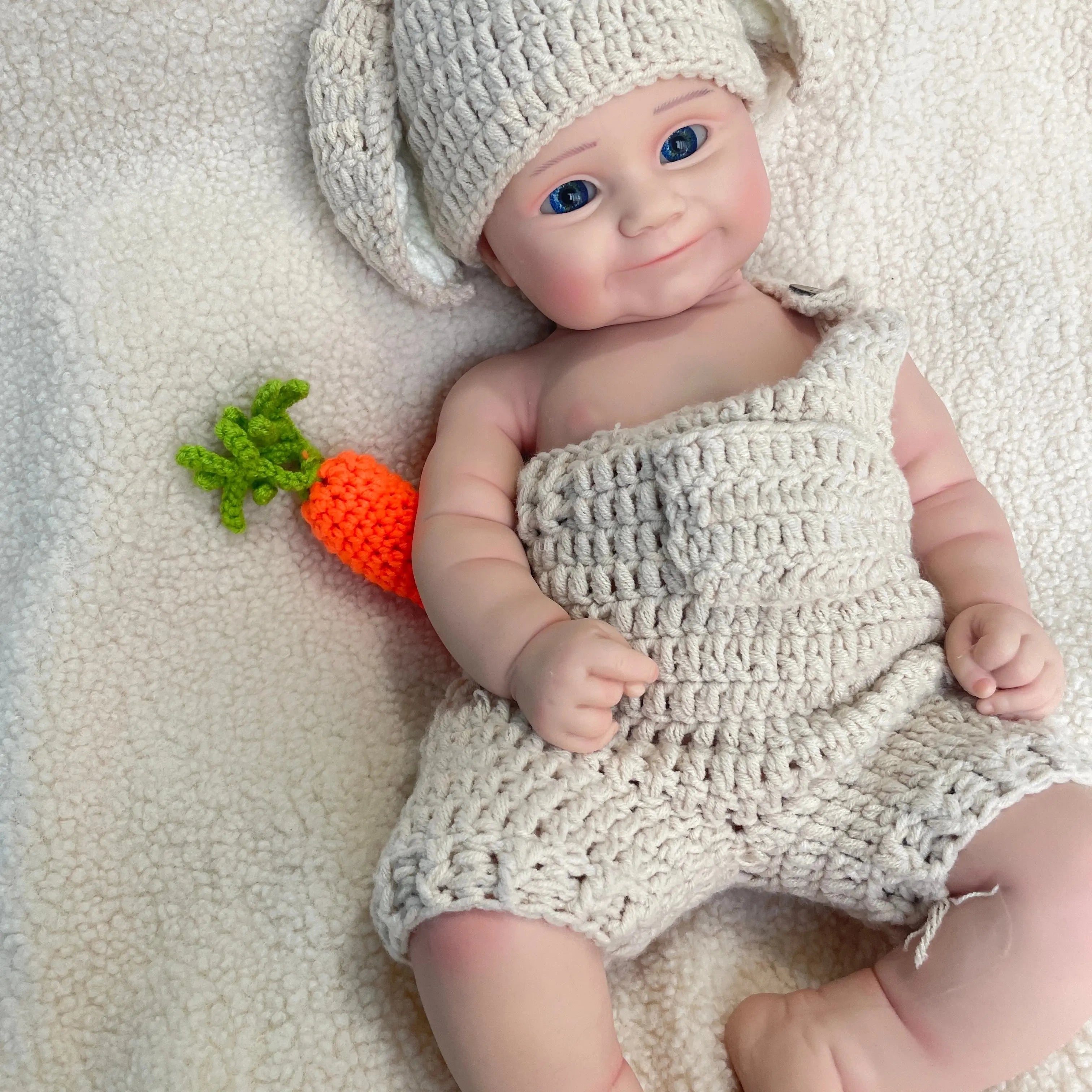 Image of Reborn Baby Dolls 20-Inch Lifelike Silicone Reborn Baby Doll –