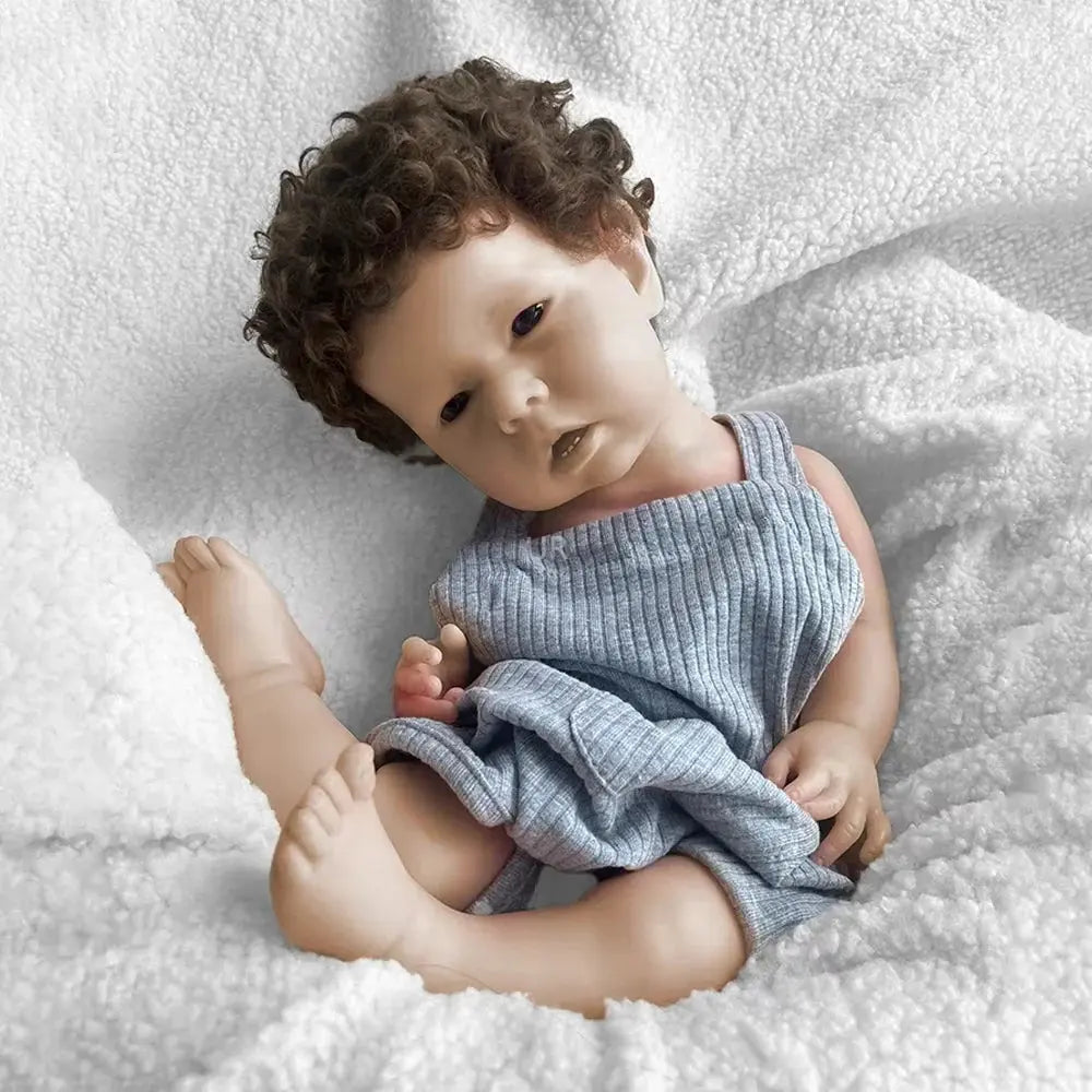 Image of Reborn Baby Dolls Realistic Flexible Silicone Reborn Baby Boy 50Cm