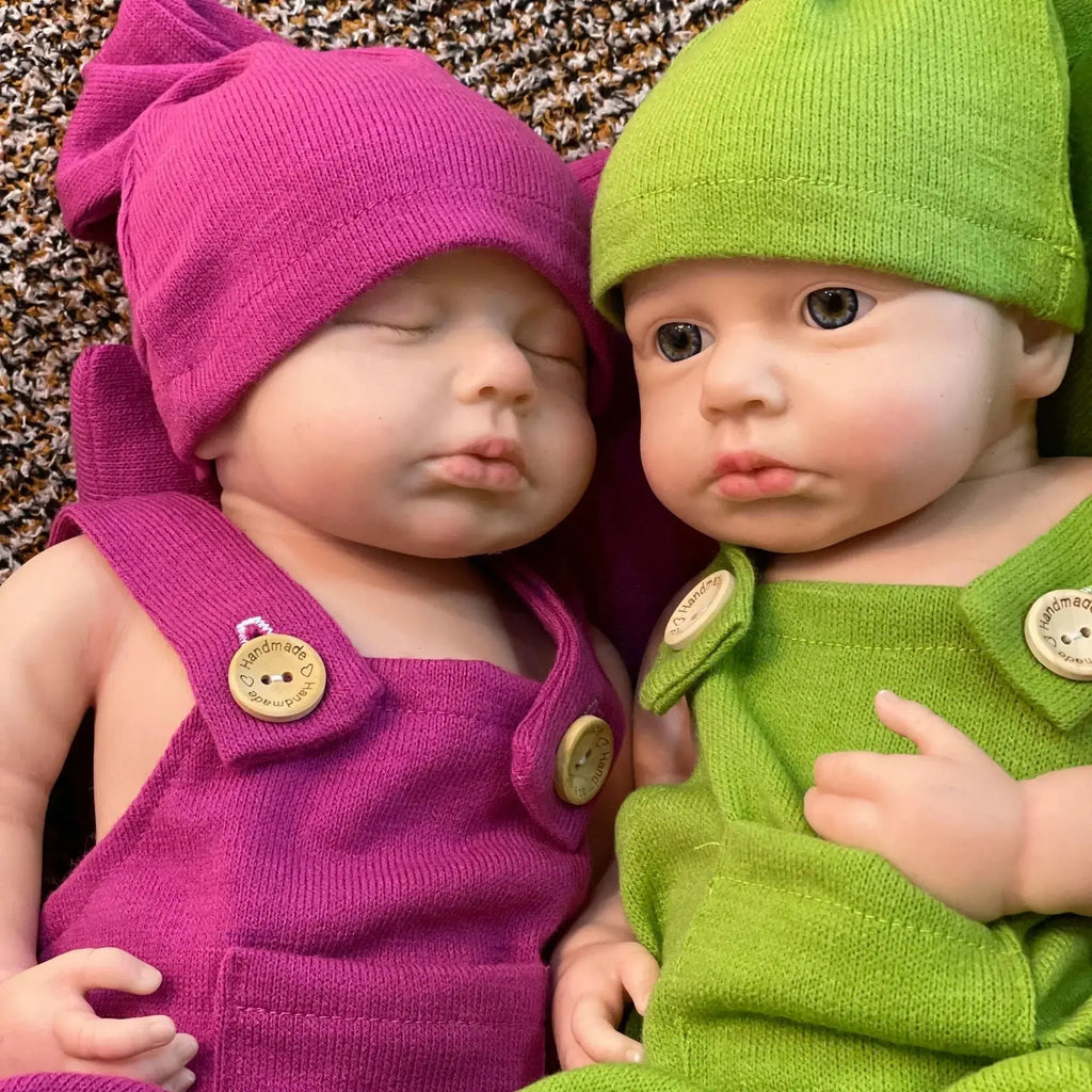 Image of Reborn Baby Dolls 45Cm Boy/Girl Loulou All Silicone Reborn Doll