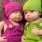 Image of Reborn Baby Dolls 45Cm Boy/Girl Loulou All Silicone Reborn Doll