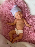 Image of Reborn Baby Dolls 10Inch Can Washable Close Eyes Bebe Reborn Girl